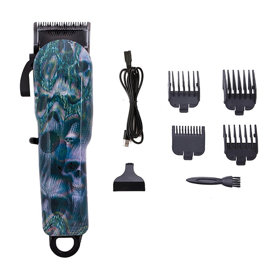 RESUXI Electric Hair Clipper for men Interchangeable Cutting Machine Hair Removal beard trimmer shaver Styling Tool: 03 / EU Plug