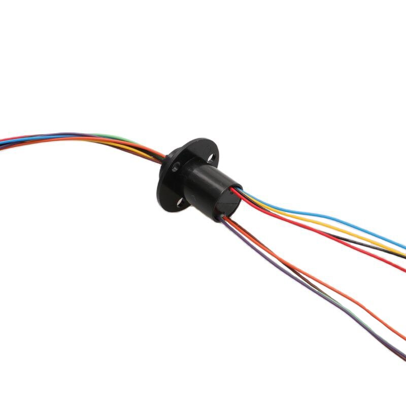 1PC 2/4/6/8/12/18/24/36 Channels Wires Capsule Slip Ring 1-2A Slipring 8.5/12.5/15.5/22mm Mini Rotary Conductiv Joint Connectors: Dia 12.5mm 8ch 2A