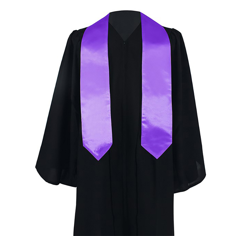 Estola de Honor de graduación de Color sólido, banda, borla, decoración, cordones, utilería para fotos graduadas