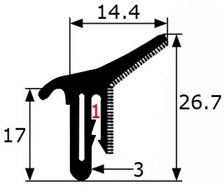 Lamelunas Renault R5 R12 Varios 26,7x14,4mm