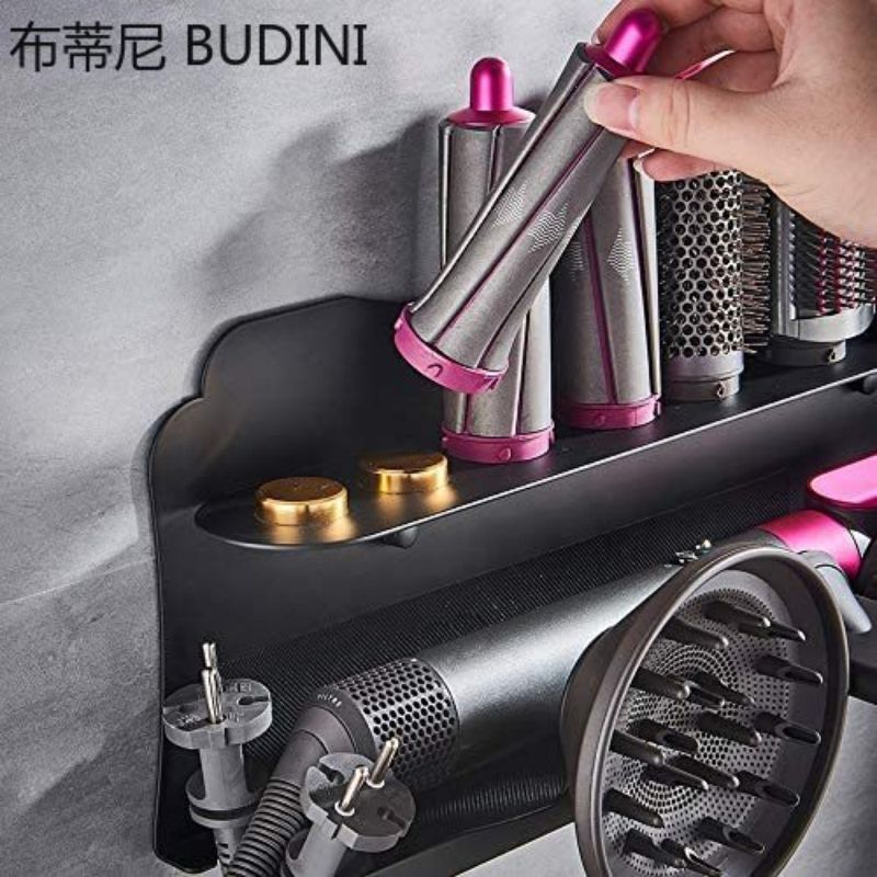 Wall Mount Houder Voor Dyson Airwrap Styler Organizer Stand Opbergrek Voor Krultang Wand Vaten Borstels Voor Badkamer
