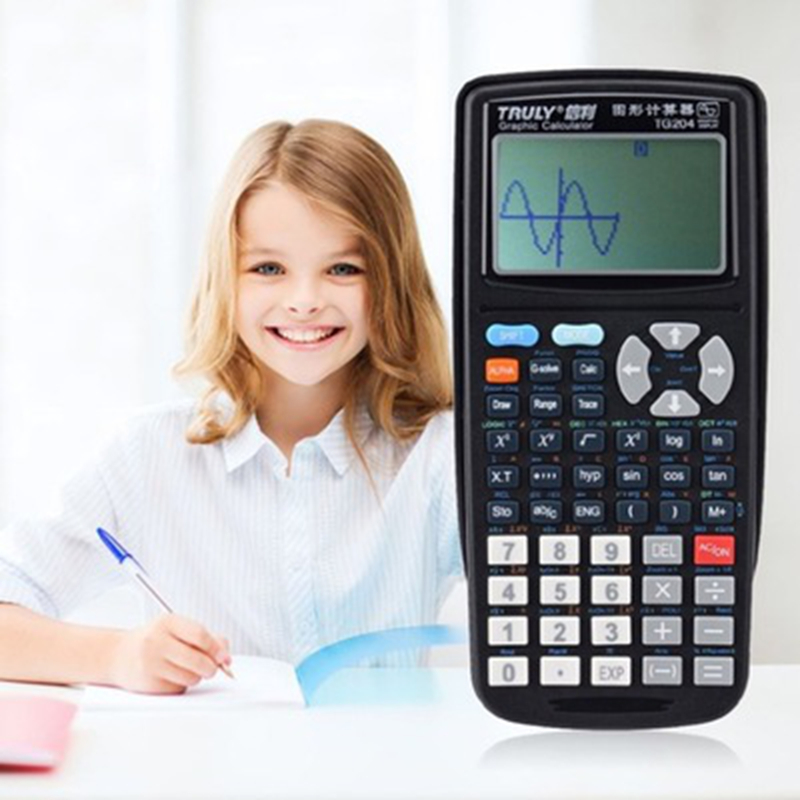 TG204 scientific graphics programming calculator SAT test drawing with battery foreign trade function computer clear image