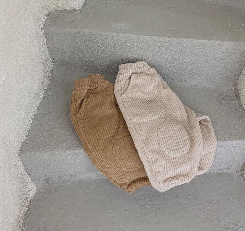 Koodykids Baby Jongens Broek Herfst Corduroy Losse Broek Peuter Jongens Meisjes Dikke Corduroy Broek Koreaanse Baby Broek 1-3 jaar