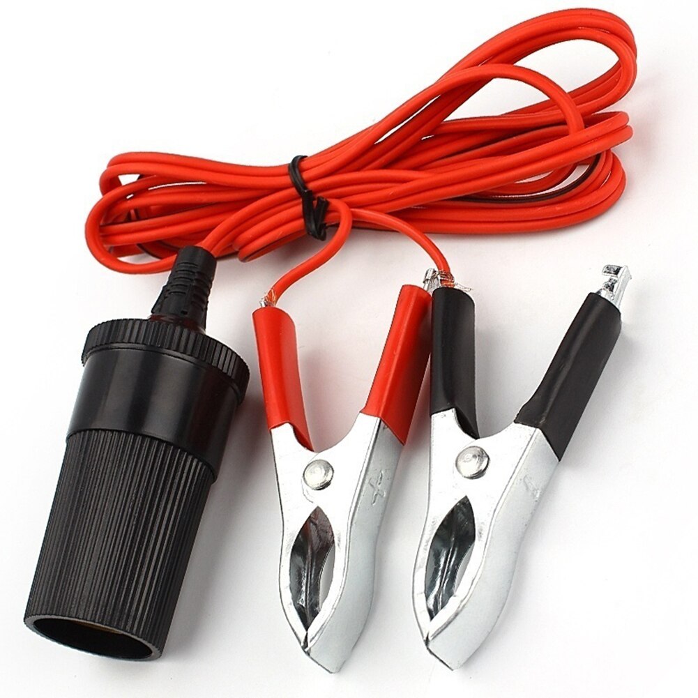 Cable de emergencia para arrancador de batería de coche, Clip de abrazadera de batería, duradero, 12V