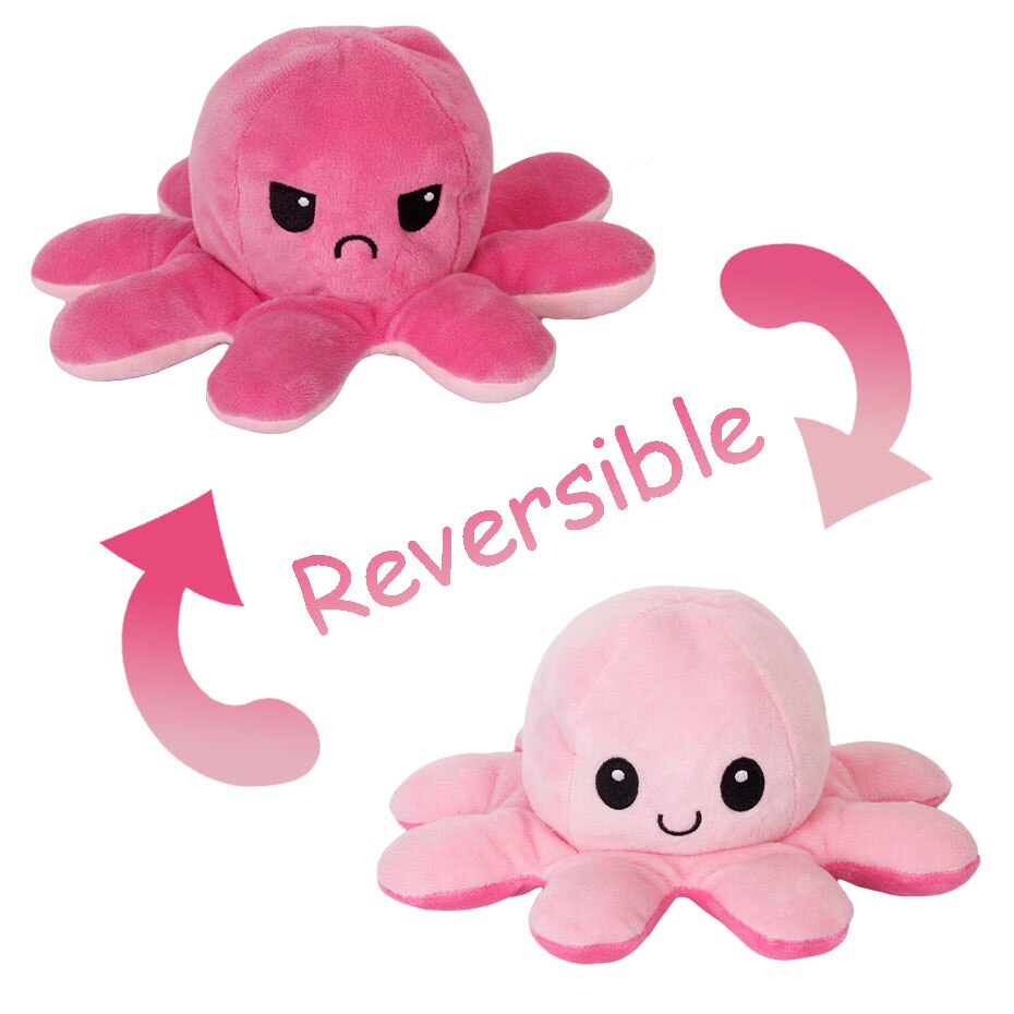 Kawaii Octopus Pillow Stuffed Toy Dolls Soft Simulation Octopus plush doll Cute Home Decoration Accessories for peluches toy: Red