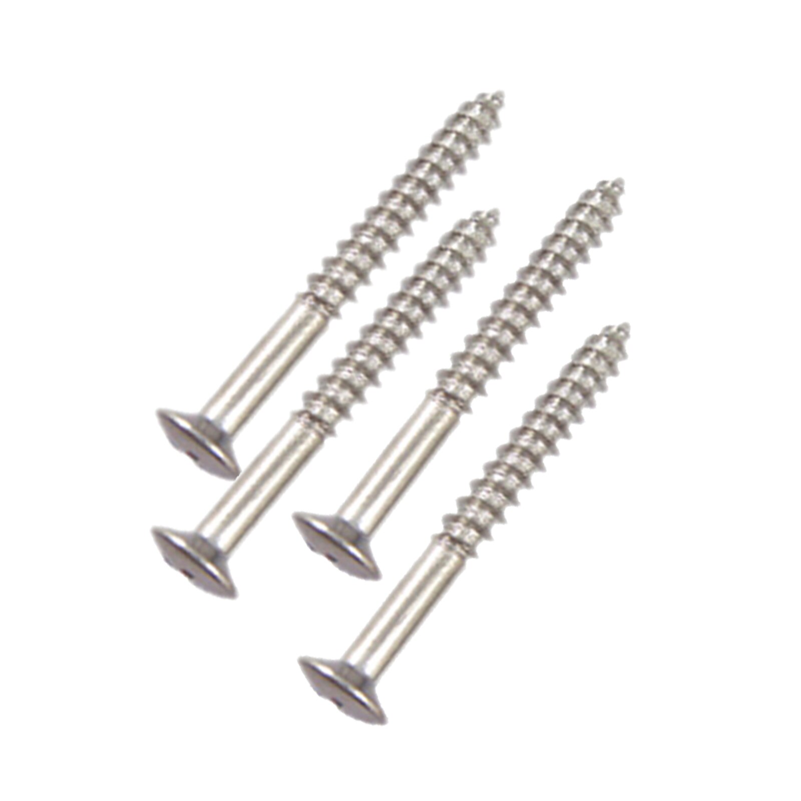 Guitar Chrome Neckplate Neck Plate with Screw Fits for ST Electric Guitar