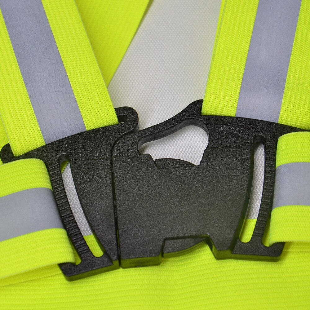 Zuja Elastische Reflecterende Kleding Outdoor Veiligheid Vest Nacht Fietsen Hoge Zichtbaarheid Riem Armband Heren Overall Werkkleding