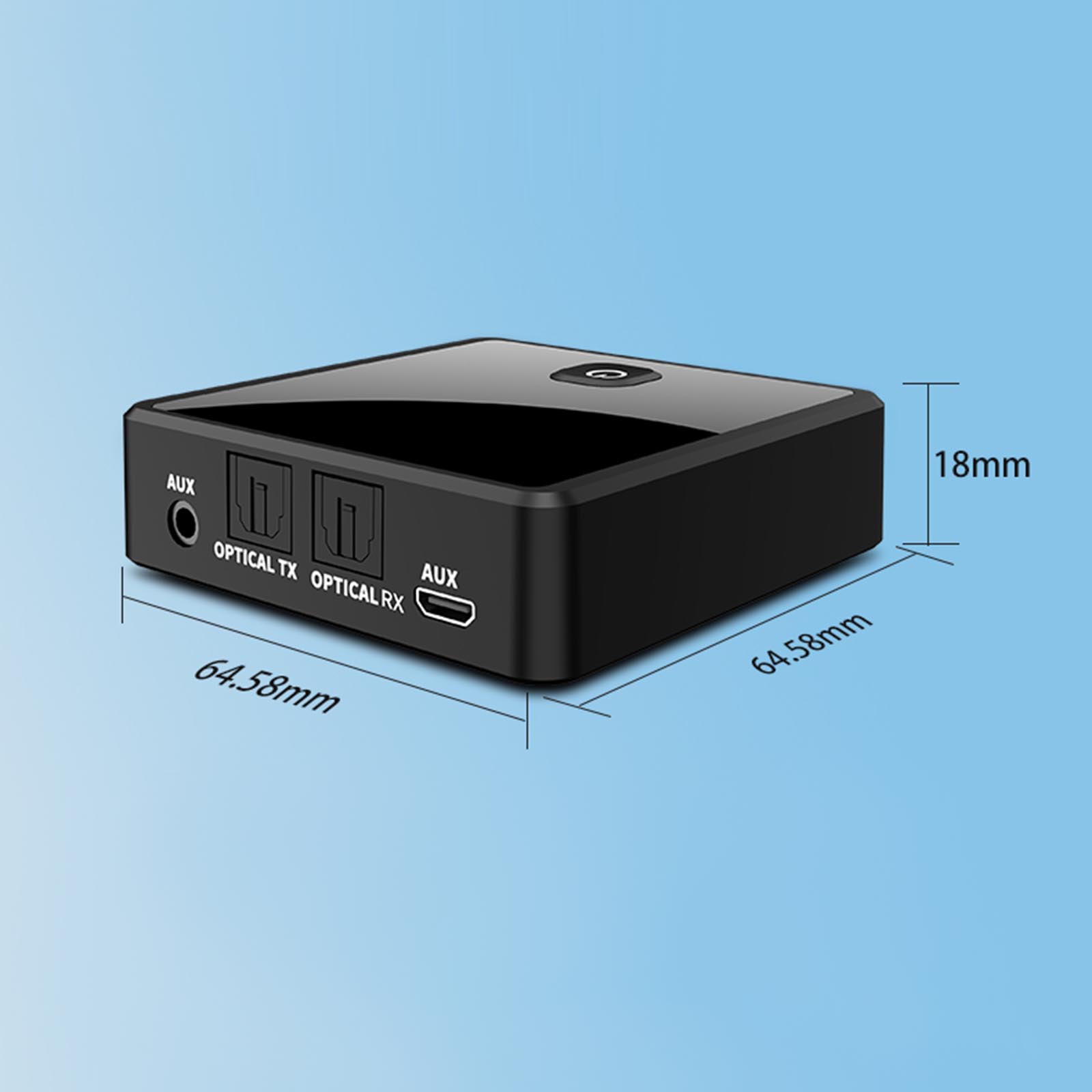 ZF-380 2 in 1 Bluetooth 5.0 Transmitter Receiver TV Speaker 3.5mm AUX Optical Adapter Audio Music Wireless Transmitter Receiver