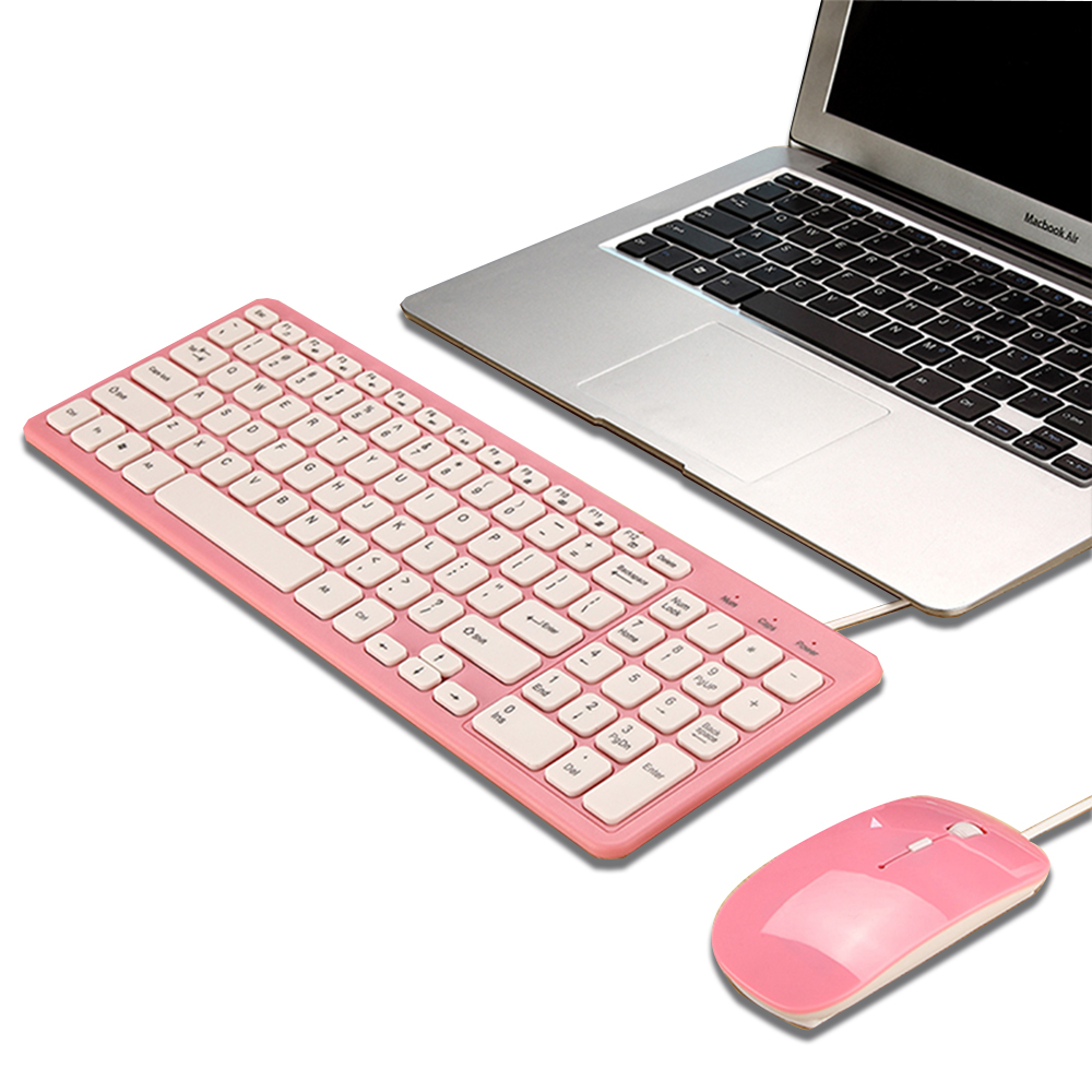 Domáca kancelária drôtová počítačová klávesnica myš combo ergonomická usb stolová klávesnica klasická univerzálna 96 klávesy pre pc notebook notebook