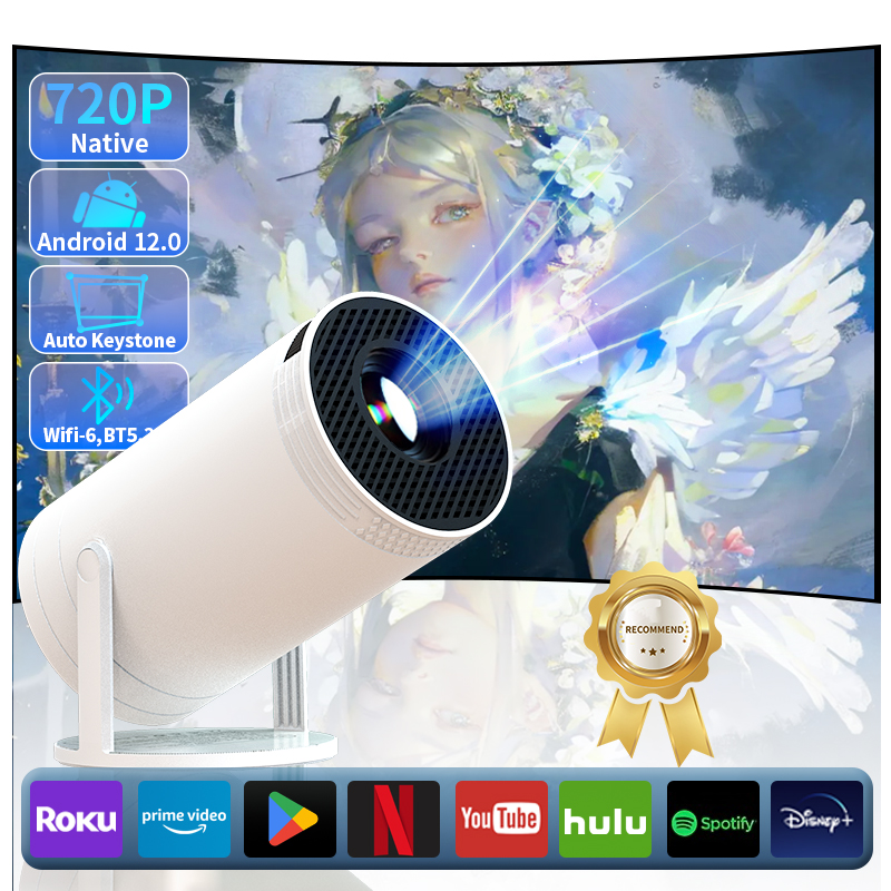 Mango Cloud S100 Portable Mini Projector 1080P, 200 ANSI Lumens，USB for Phone/TV, Outdoor Camping for Adults