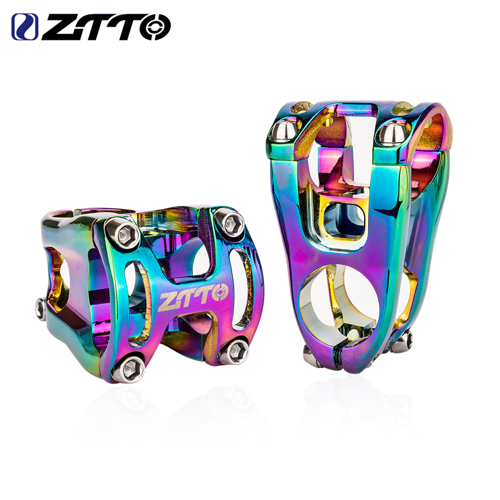 ZTTO MTB Bike Stem 50mm 31.8mm High-Strength CNC 0 Degree Rise Stems Ultralight Stem for XC AM FR Enduro Mountain Bike Bicycle