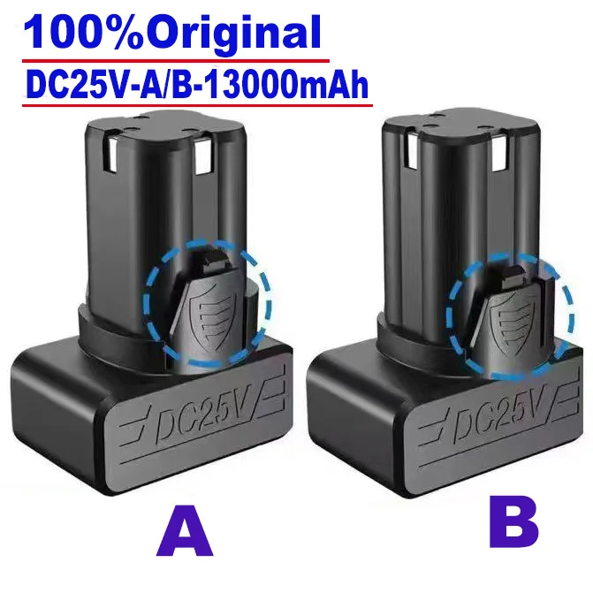 100% 25V Elektrische Schroevendraaier Accu Accu Accu Accu Accu Snoerloze Schroefdraaier Elektrisch Gereedschap Accu