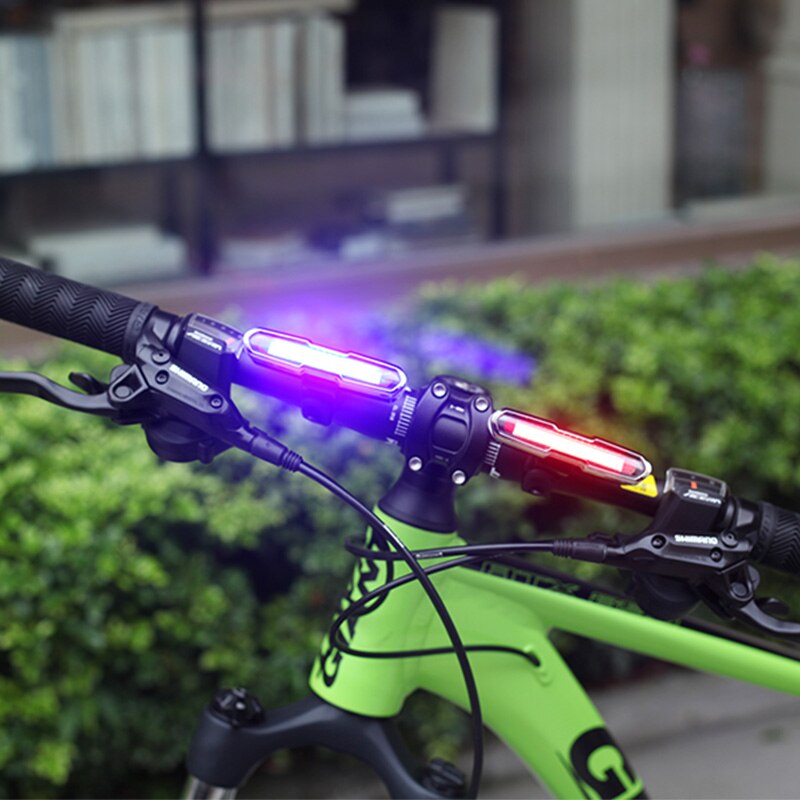 Usb Oplaadbare Voor Achter Fiets Licht Led Fiets Achterlicht Fietshelm Light Lamp Mount Fietslicht Mtb Racefiets Licht