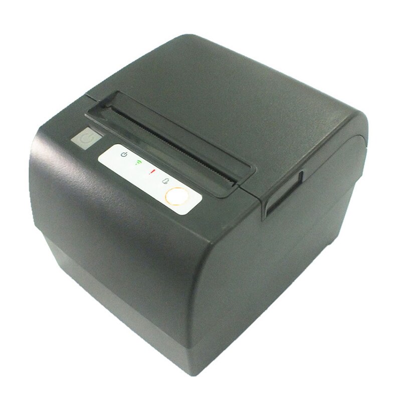 Neue Thermische Drucker 80mm Einzelhandel Einkaufen POS Erhalt Kassierer Einzigen Sommer Alarm Netzwerk Hafen seriell Hafen USB Thermische Drucker EU Plu