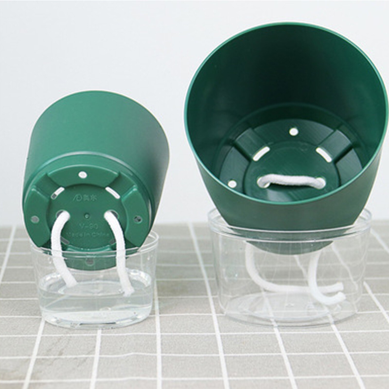 Hors sol Absorbant L'eau Pot De Fleur Automatique absorbant L'eau Plante En Pot Fleurs En Pot Automatique d'absorption d'eau Pot de fleurs