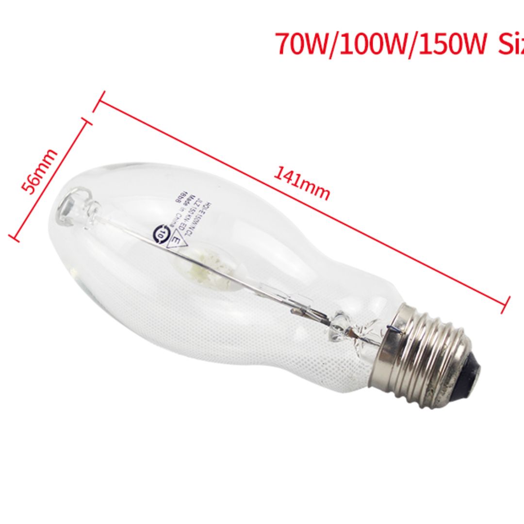 4 stk/parti glasdæksel global pære 70w 150w 250w 400w 1000w e27 e40 traditionelle hvide mhl metalhalogen lamper
