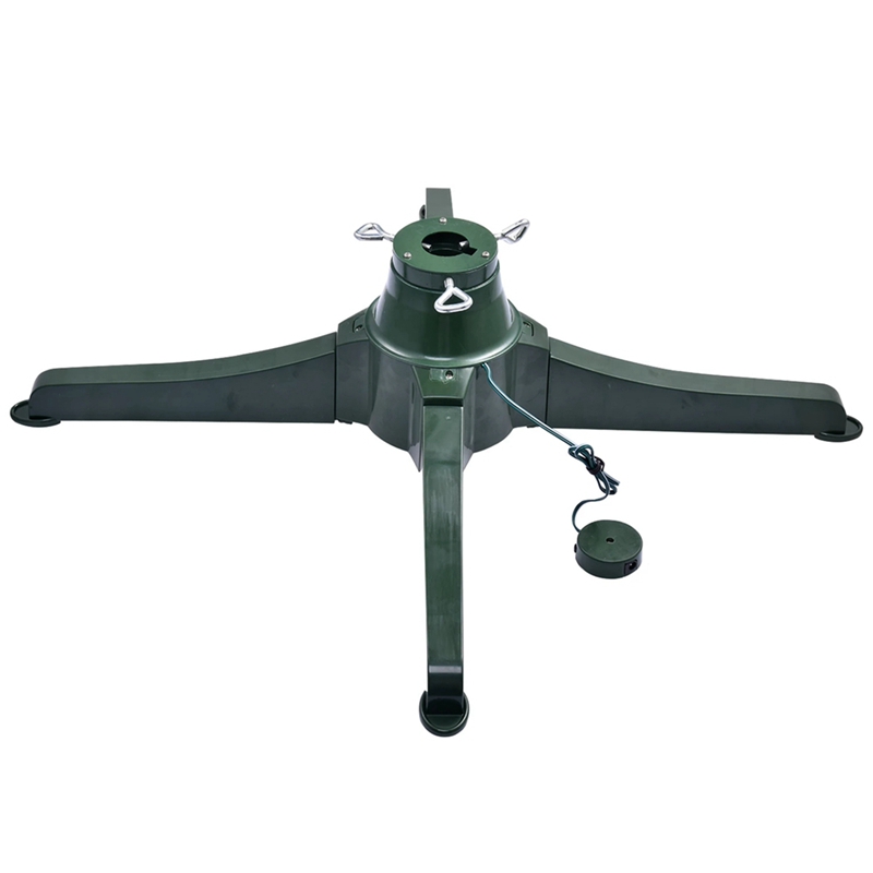 Christmas Tree Electric Rotating Base Stand Xmas Tree Bottom Support Holder Christmas Decoration-EU Plug: Default Title