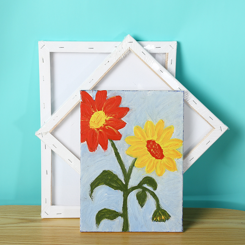 For Acrylic Oil Painting Watercolor Painting DIY Crafts Blank Screen Wooden Plate Frame Canvas Board Plate Art Artist