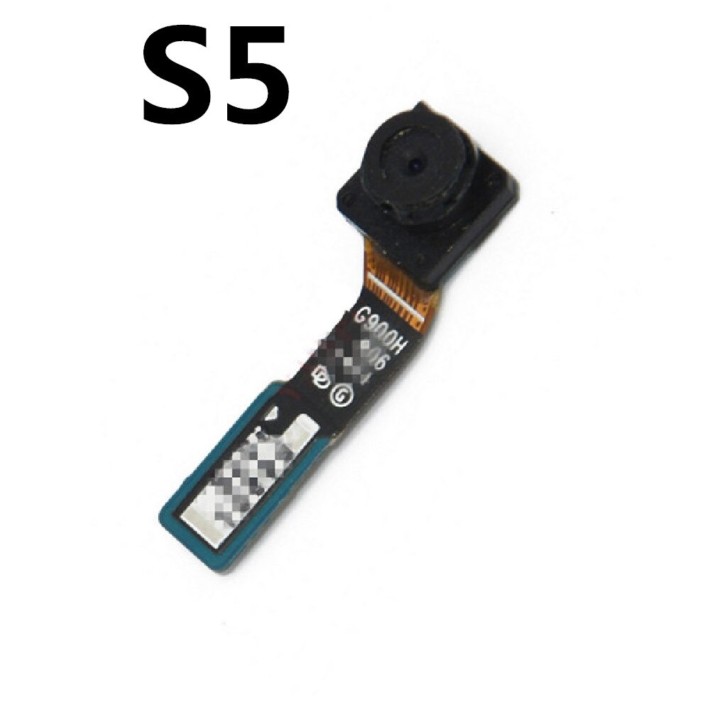 Przedni obiektyw aparatu do Samsung Galaxy S4 S5 S6 G920 S7 S8 S9 krawędzi S10 S20 S21 Plus G955F stoi mały aparat Flex Cable części: S5