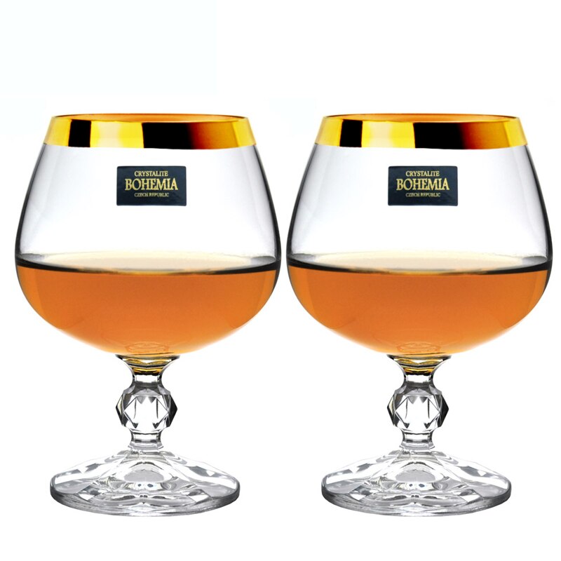 Tjekkisk bohemia import diamant krystal glas vin kop vin bæger af rødvin