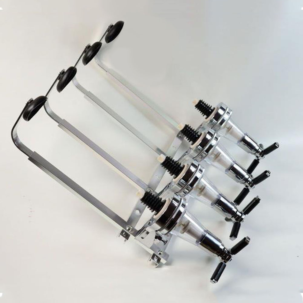 4 Spring-Loaded Accessories Wall Mounted Station Beer Wine Dispenser Bottle Holder Bar Drinking Pourer Home Cocktail Racks Tools