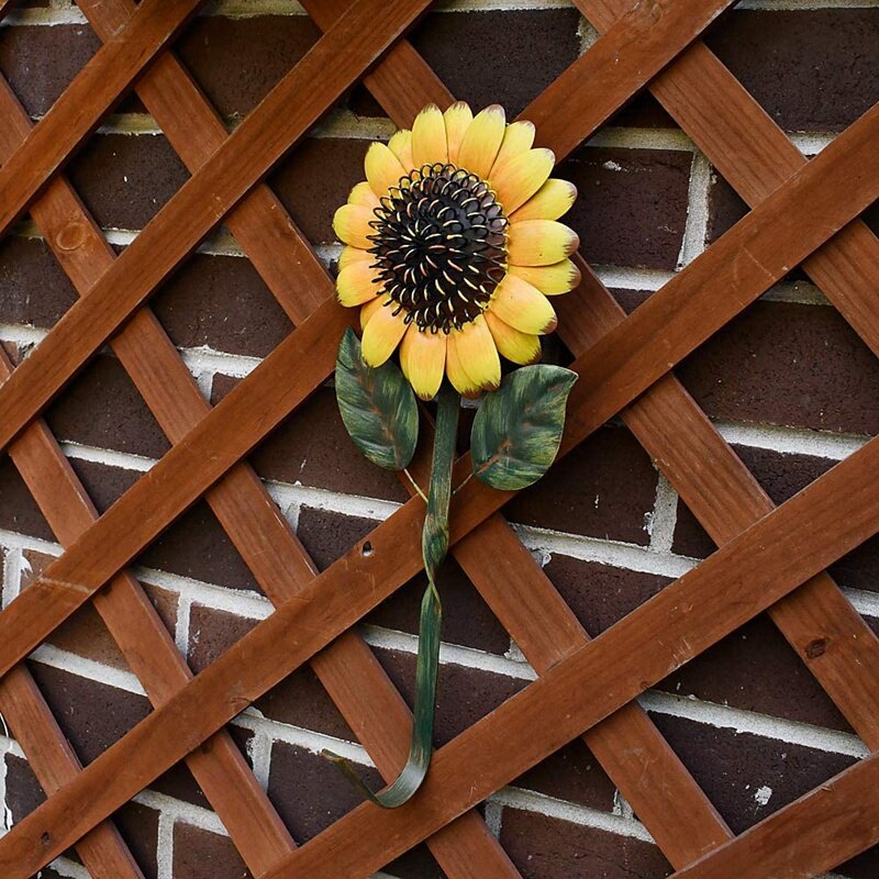 2 ganchos decorativos Vintage, gancho de girasol de Metal para llaves, colgadores de pared de cocina, decoración de pared, gancho de pared de Metal, accesorios, soporte para