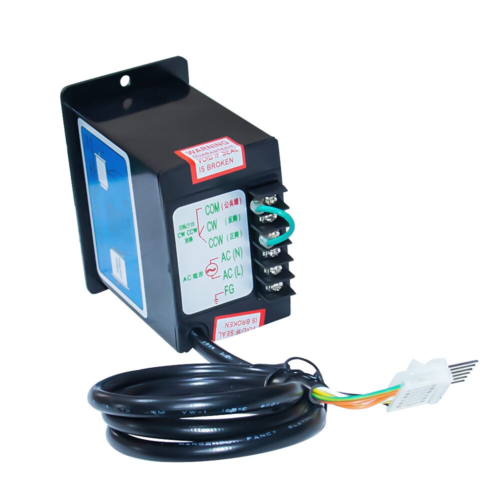 Ac elektrisk motor varvtalsregulator 110v 6/15/25/40/60/120w 220v 6/15/25/40/60/120/180/200/250w controller för växellådsmotor