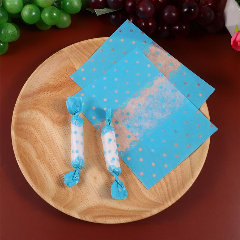 500 pièces épaissi alimentaire Nougat emballage papier huile papier bonbons sucre cire papier bricolage fait à la main fête matériel