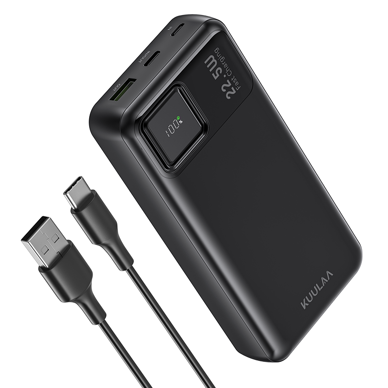 KUULAA 20000mAh banco de energía batería externa portátil 22,5 W cargador portátil de carga rápida para iPhone xiaomi redmi poco Powerbank: Default Title