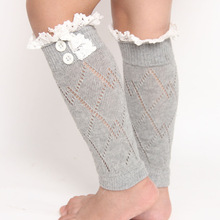 Kids Children Baby Leg Warmers Winter Warm Kids Baby Girls Clothing Knitted Lace Infants Toddlers Trim Boot Cuffs Knee High