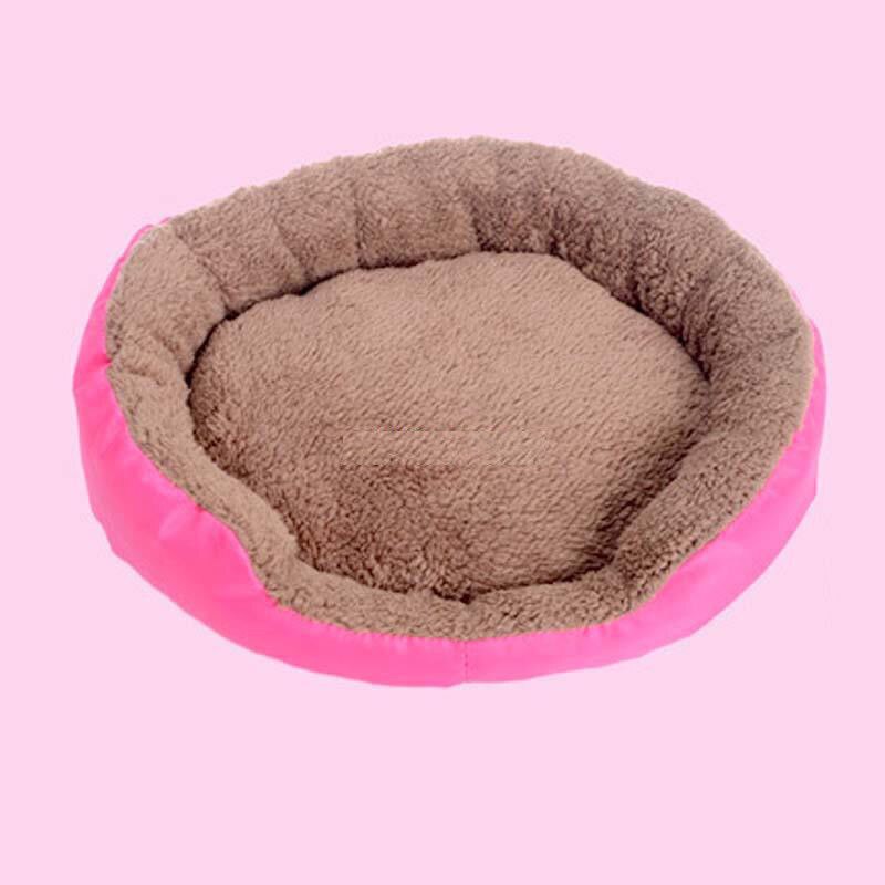 Hondenmanden kattenmand puppy kussen huis zacht warm gezellig zacht kennel mat deken 3 maten kat hondenbenodigdheden bed: Rood / Ik