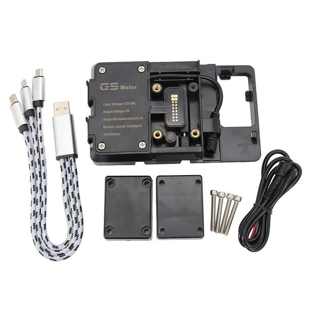 Voor 990 Adventure 2006 Motorfiets Accessoires Voor Telefoon Standhouder Telefoon Gps Navigatiesoftware Plaat Beugel: WHITE