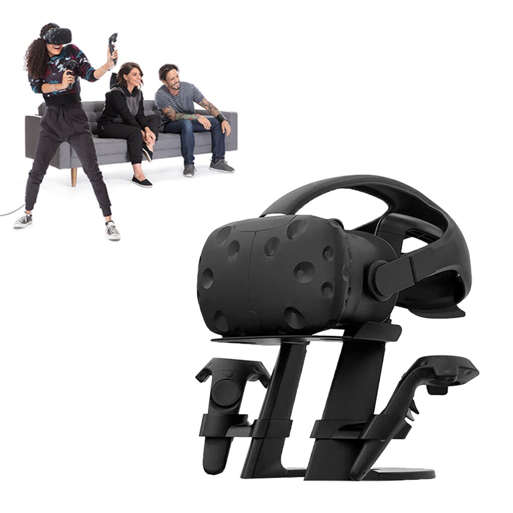 Vr Stand,Headset Display Holder and Station for Oculus Rift S Oculus Quest Headset Press Controllers