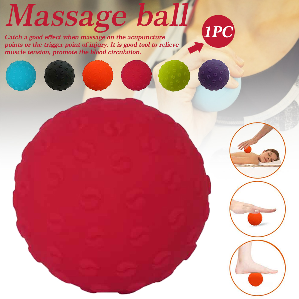 Trigger Point Hand Foot Muscle Relaxation Healthy Care Pain Relief Sensory Training Silicone Massage Ball Physiotherapy Portable