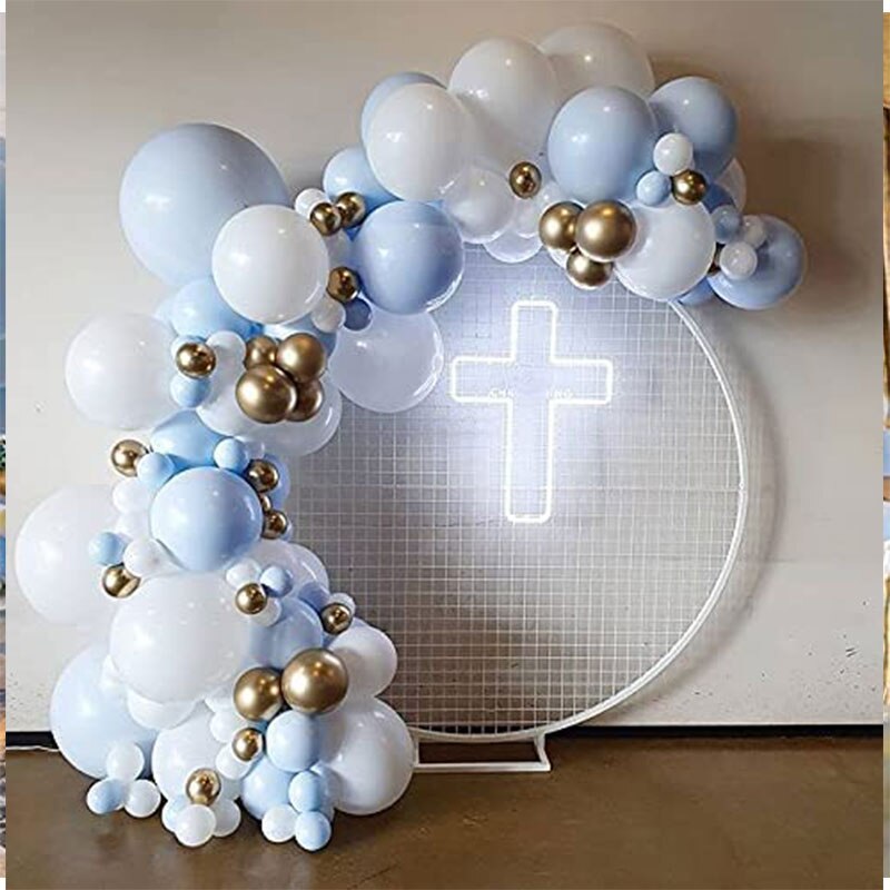 balloon arch kit ballonnenboog Pastel Blauwe Ballon Garland Arch Kit Romantische Bruiloft Decoratie Ballonnen Christmas Decor Party Baby Shower Verjaardag Accessorie