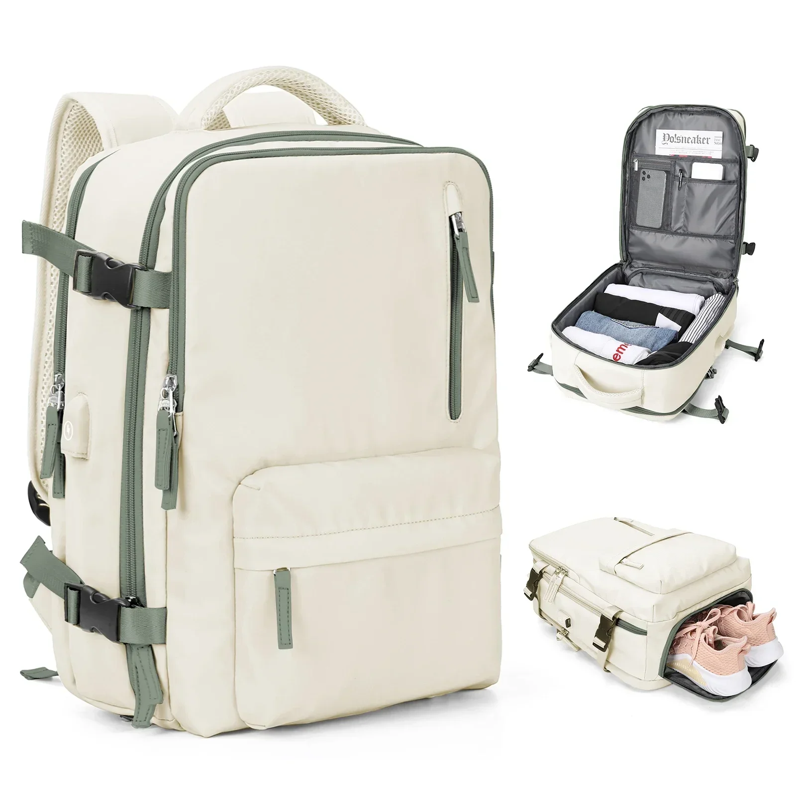 Rucksack 40x30x20 Flugzeug, Ryanair Kabine Handgepäck rucksack, Easyjet Laptop Rucksack für Flugzeug reisen, Schul rucksack: Freier Raum
