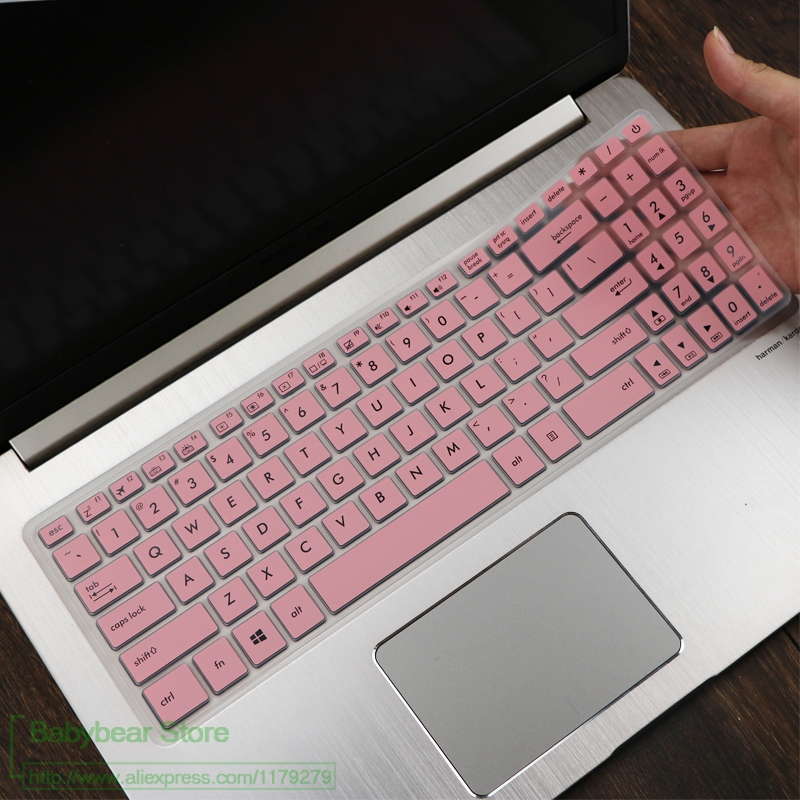 15.6 cal osłona klawiatury skórka ochronna do asusa VivoBook Pro 15 N580G N580GD N580VD N580 M580 NX580VD YX570ZD YX570ud YX570: pink