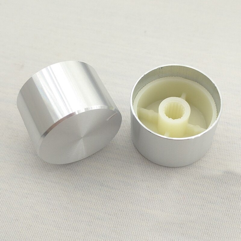 26x17 Geluid Knop Elektrische Huishoudelijke Apparaten Aluminium Draaiknop Switch Caps Binnenste Gat van Pruimenbloesem Soort