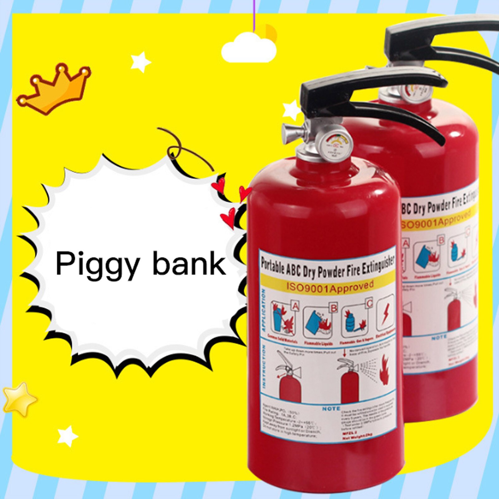 Kreative Geld Kasten Feuerlöscher Sparschwein für Geld Kunststoff Dekoration Münzen Schweinchen Bank Neue Jahr Ostern Für freundlicher