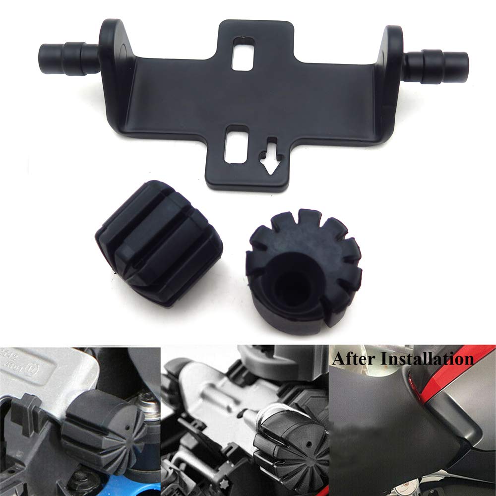 Kit Abaissement Siège Moto MSCHENZW - Pour BMW R1200GS, R1250GS, K1600, S1000XR, Noir