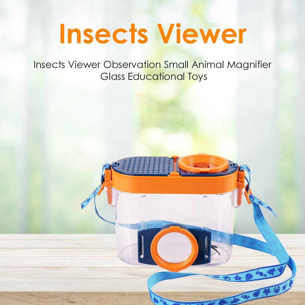 Overdrijf Microscoop Kids Toy Kinderen Wetenschap Kleine Insect Catcher Bug Viewer Kinderen Draagbare Interactieve Aanwezig