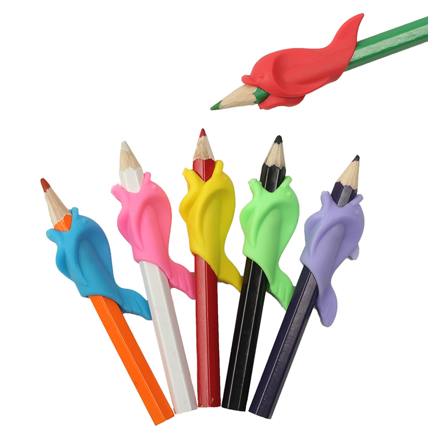 20PCS Fish Style Writing Posture Correction Children Pencil Students Hold a Pen Students Stationery Pencil Practise Device