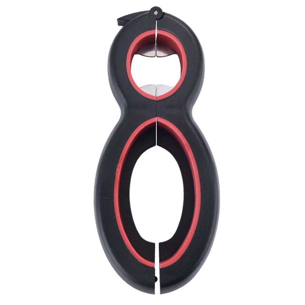 Kitchen Tool 6 in 1 Multi Function Can Beer Bottle Opener All in One Jar Gripper Can Beer Lid Twist Off Jar Wine Opener Claw