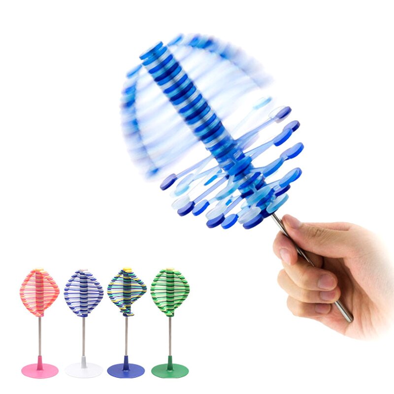 Lollipopter roterende legetøj spin dekompression børn puslespil legetøj hjem indretning