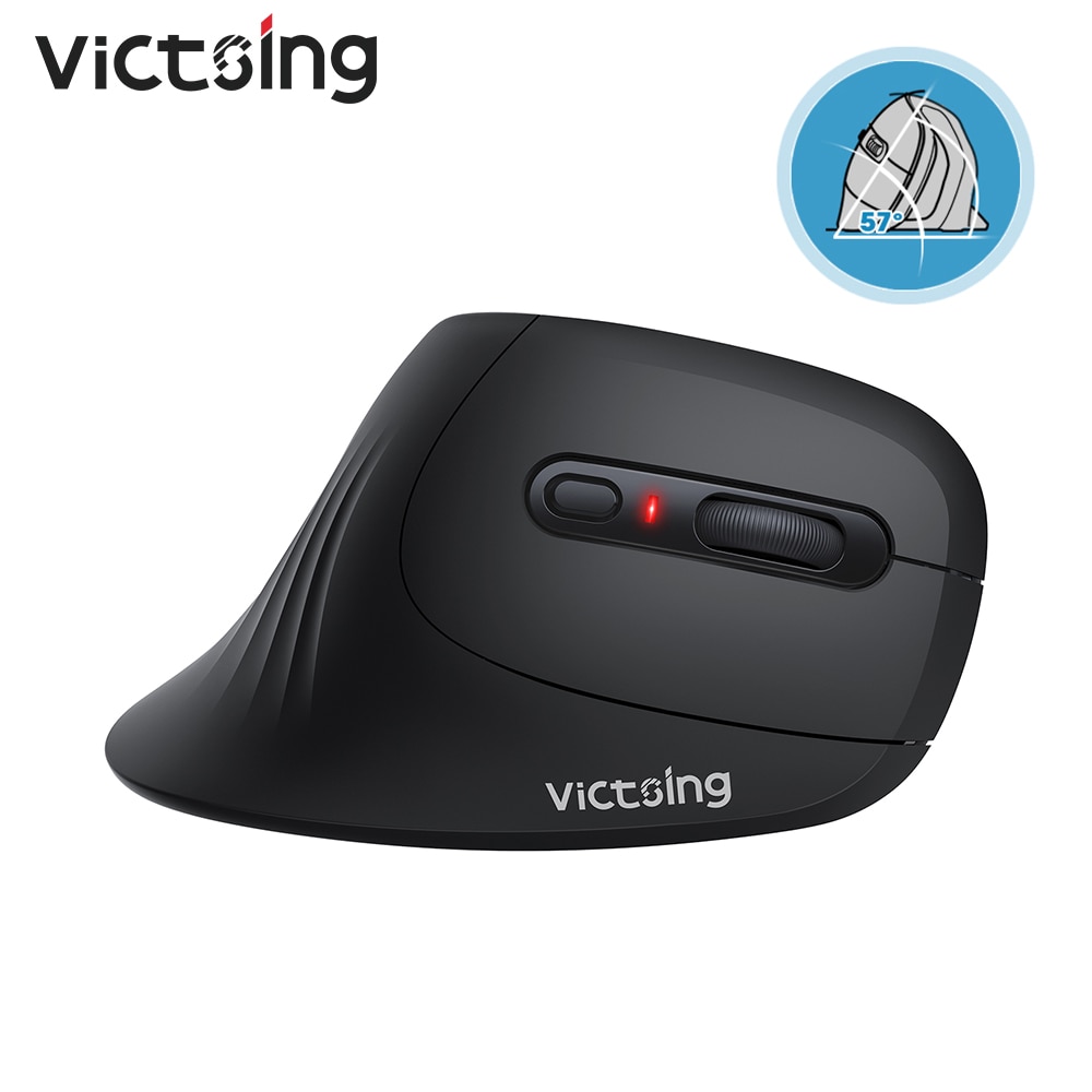VicTsing PC283 Wireless Mouse 2.4Ghz Ergonomic Vertical Mouse 6 Buttons Silent Mice with 3 Adjustable DPI for PC Laptop Computer