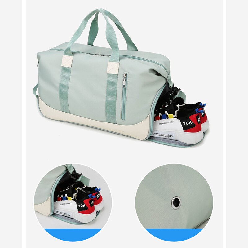 Bolsa de lona de nailon para Yoga para hombre y mujer, bolsa de lona para gimnasio, para entrenamiento en , bolsa deportiva para zapatos