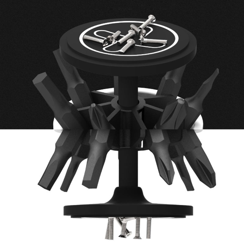 Mini Upgraded Electric Screw Driver Drill Bit Box For Electric Screwdrivers Kit with Magnetic