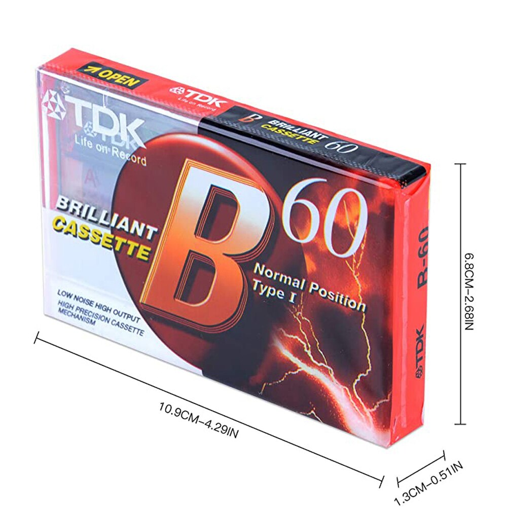 1pc Blank Record Tape For Speech Music Recording Standard Cassette Blank Tape Music Repeater Tape