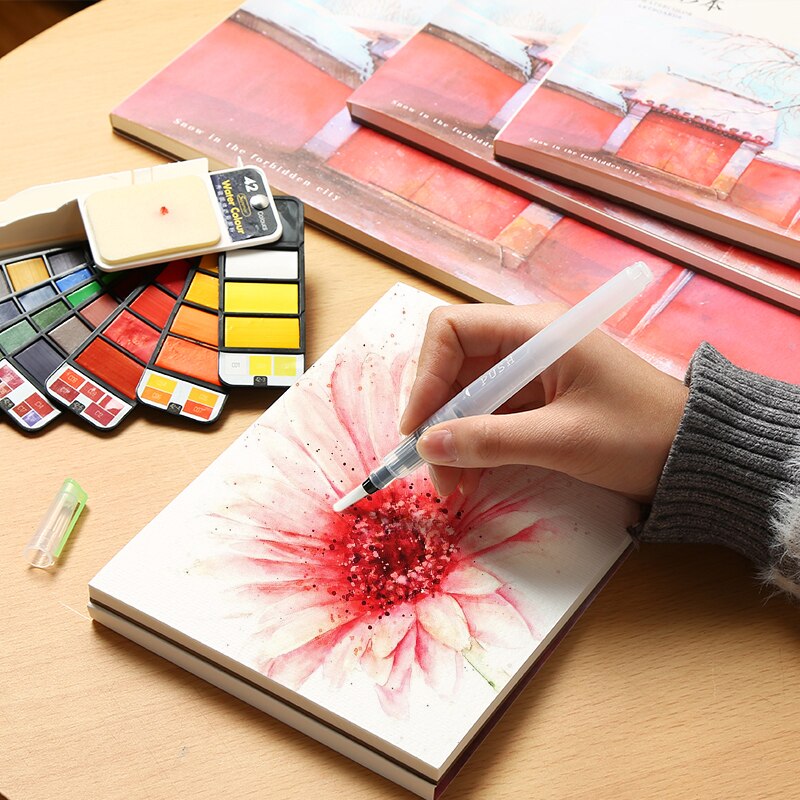 A3/A4/45 Painting Paper For Kids Watercolor Sketchbook School Hand Painted Book Drawing Artist Student Art Supplies Stationery