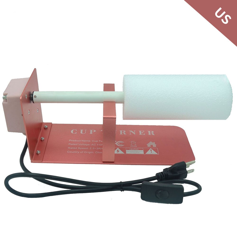 Kupinkääntäjä cuptisserie-kääntäjä kone kupin pyörittäjä työkalut askarteluun juomali spinner kit tehdä kupin itse
